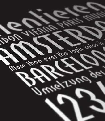 LINOTYPE REDUCTA FONT DESIGN